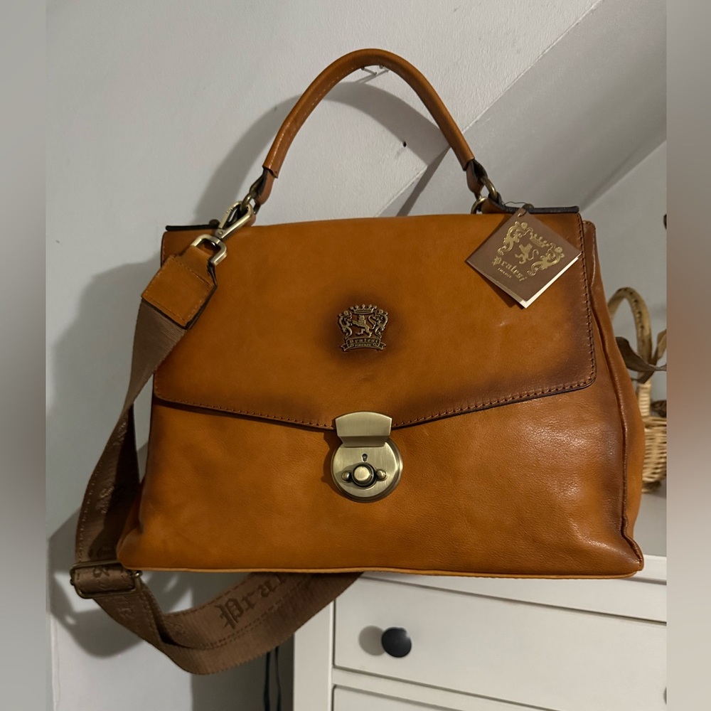 PRATESI made in Italy crossbody messenger bag NWT